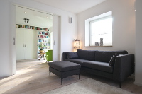 Wohnzimmer in einem Penhouse